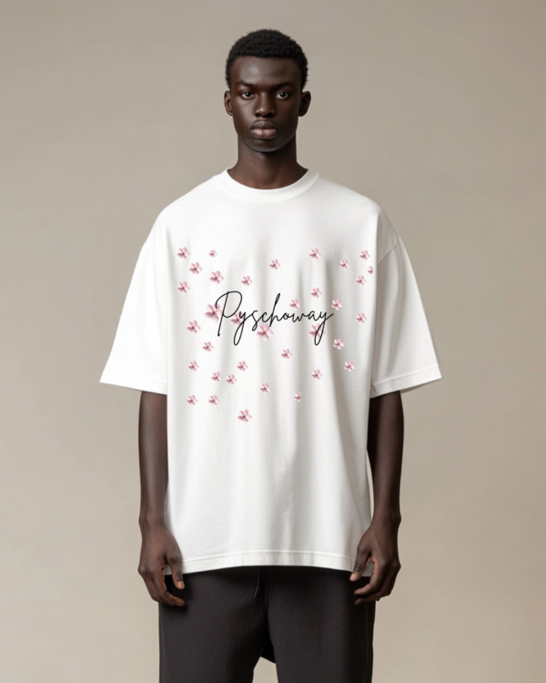 Unisex Oversized: Cherry blossom pyschoway tshirt